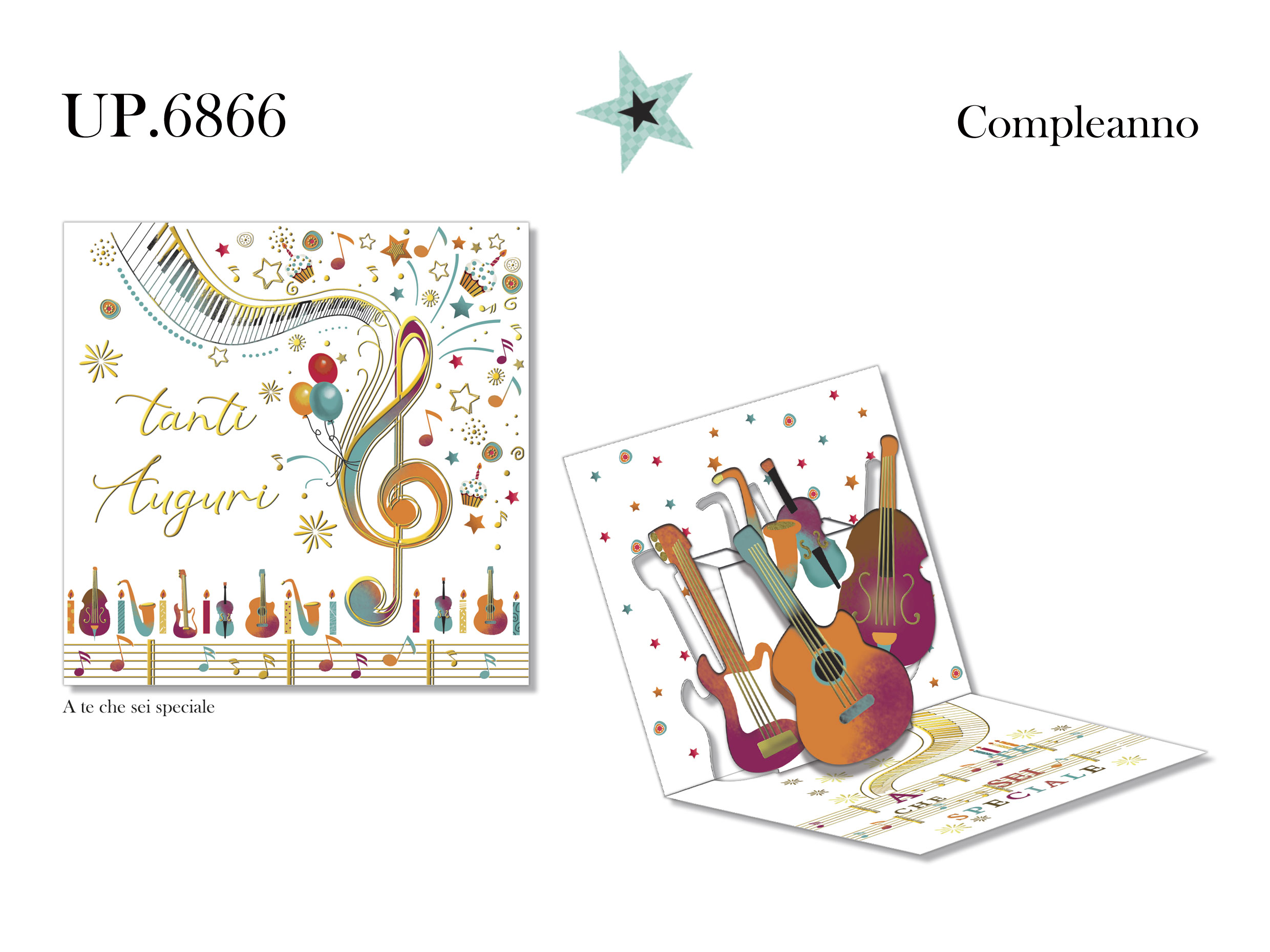 Pop Up Auguri Musica