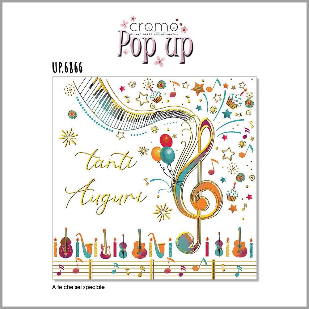 Pop Up Auguri Musica